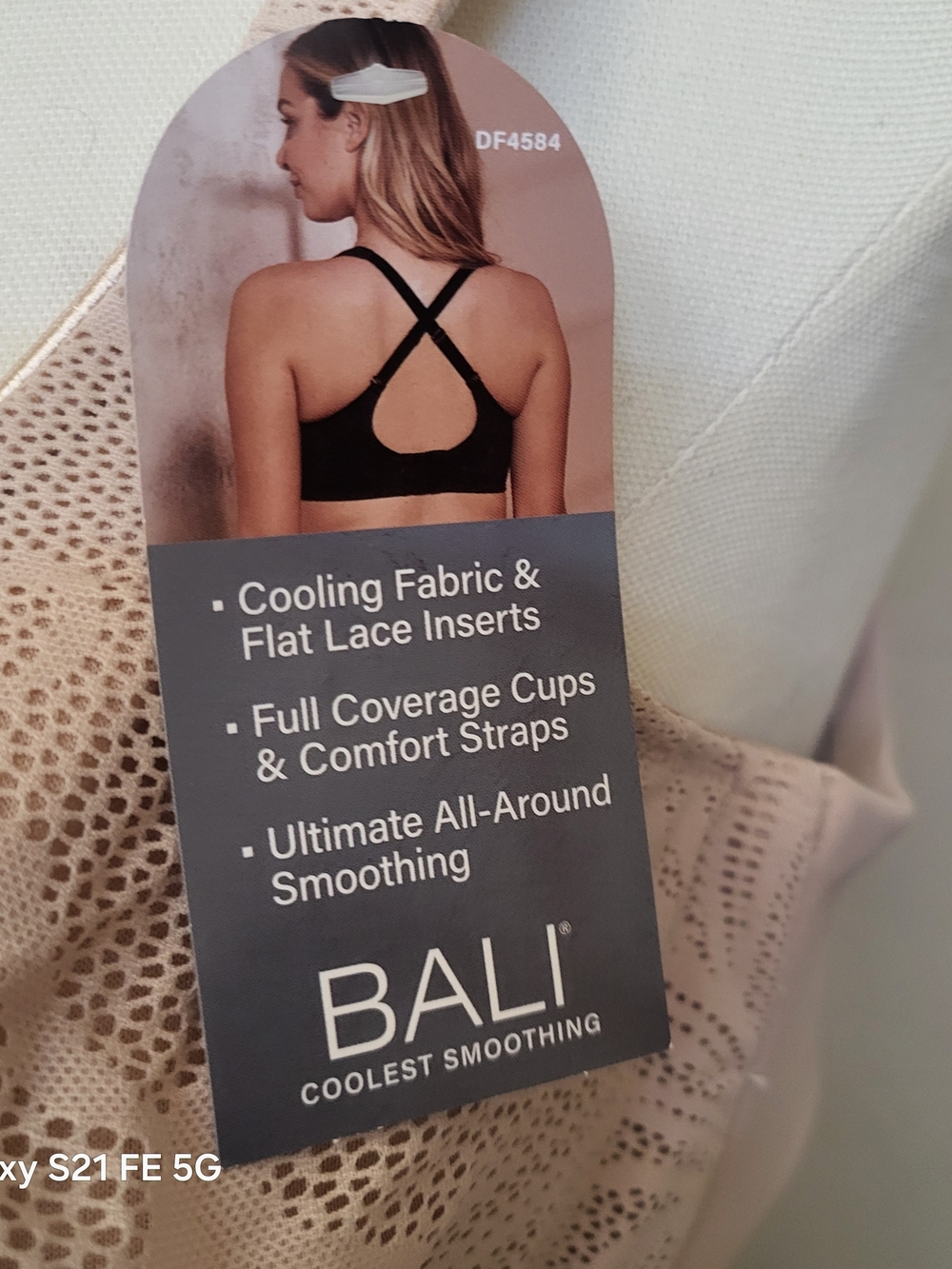 Bali Coolest Smoothing Full Coverage Bra - Beige